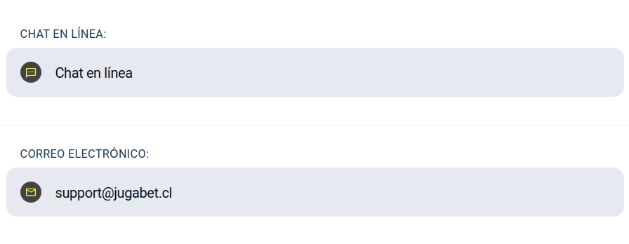contactos en JugaBet