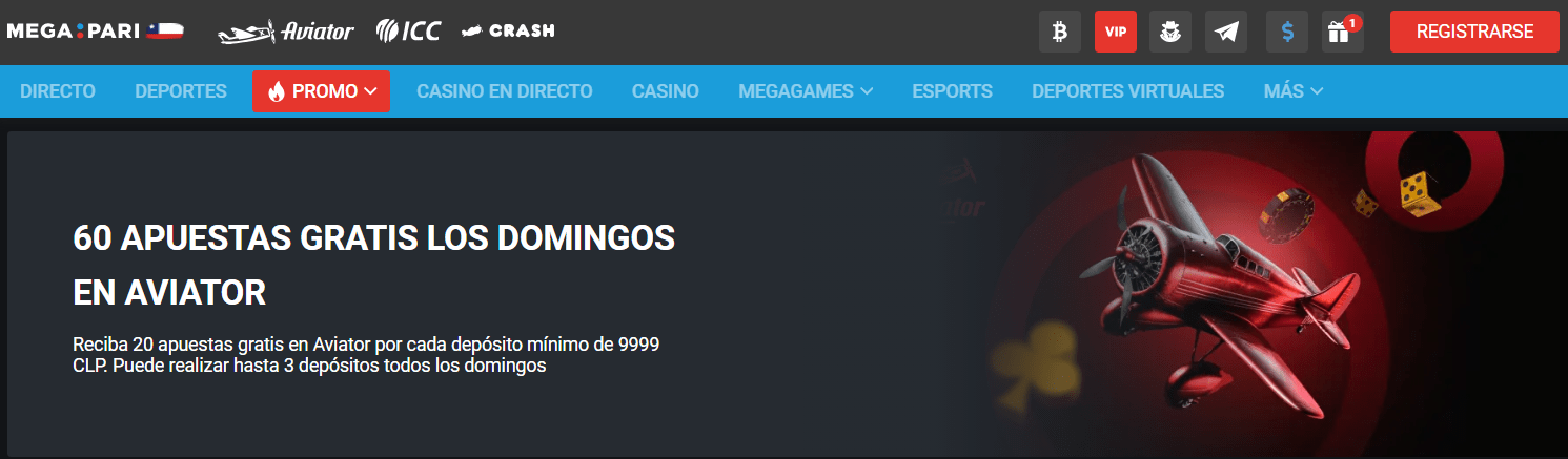 Tiradas gratis en Megapari casino
